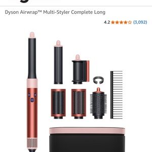 Dyson Airwrap Styler in Pink and Black